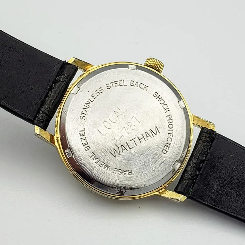 Vintage Waltham Wristwatch AMC & BW OF NA Logo Caliber SGT 100-1 7 Jewels Watch