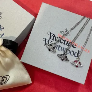Vivienne Westwood Diamente Heart Necklaces