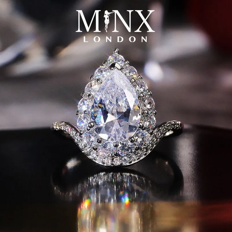 Water Drop Ring | Pear Shape Ring | Tear Drop Diamond Ring | Engagement Ring Diamond | Pear Shaped Engagement Ring | Teardrop Ring