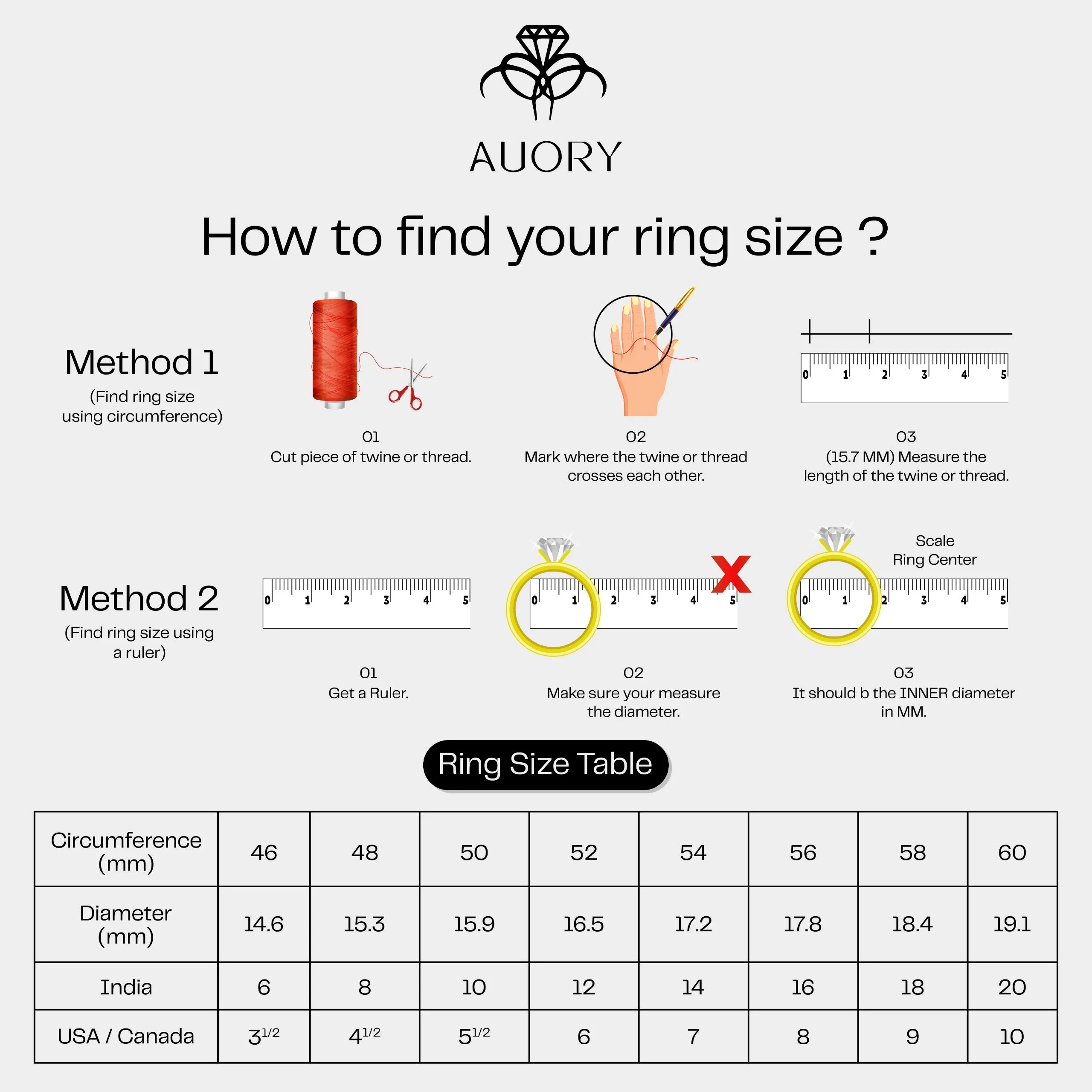 White Gold Adjustable Silver Accent Solitaire Ring For Woman