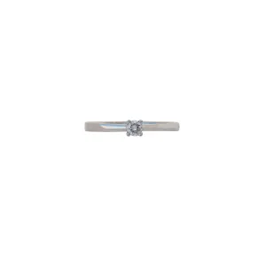 White Gold Diamond Solitaire Ring