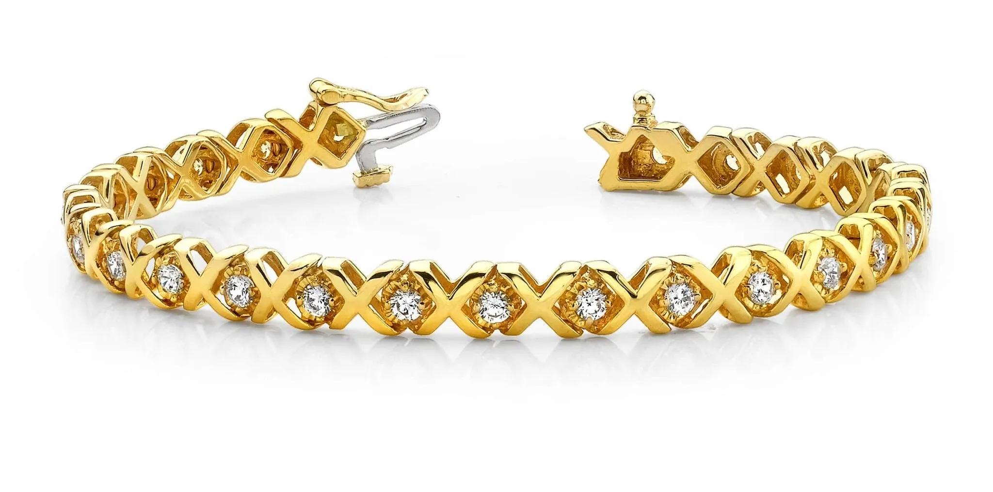 Xoxo Diamond Bracelet with 1.02 ct.(finished) 2.0mm