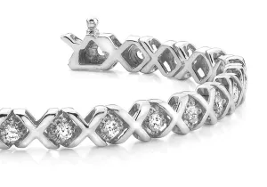 Xoxo Diamond Bracelet with 1.02 ct.(finished) 2.0mm