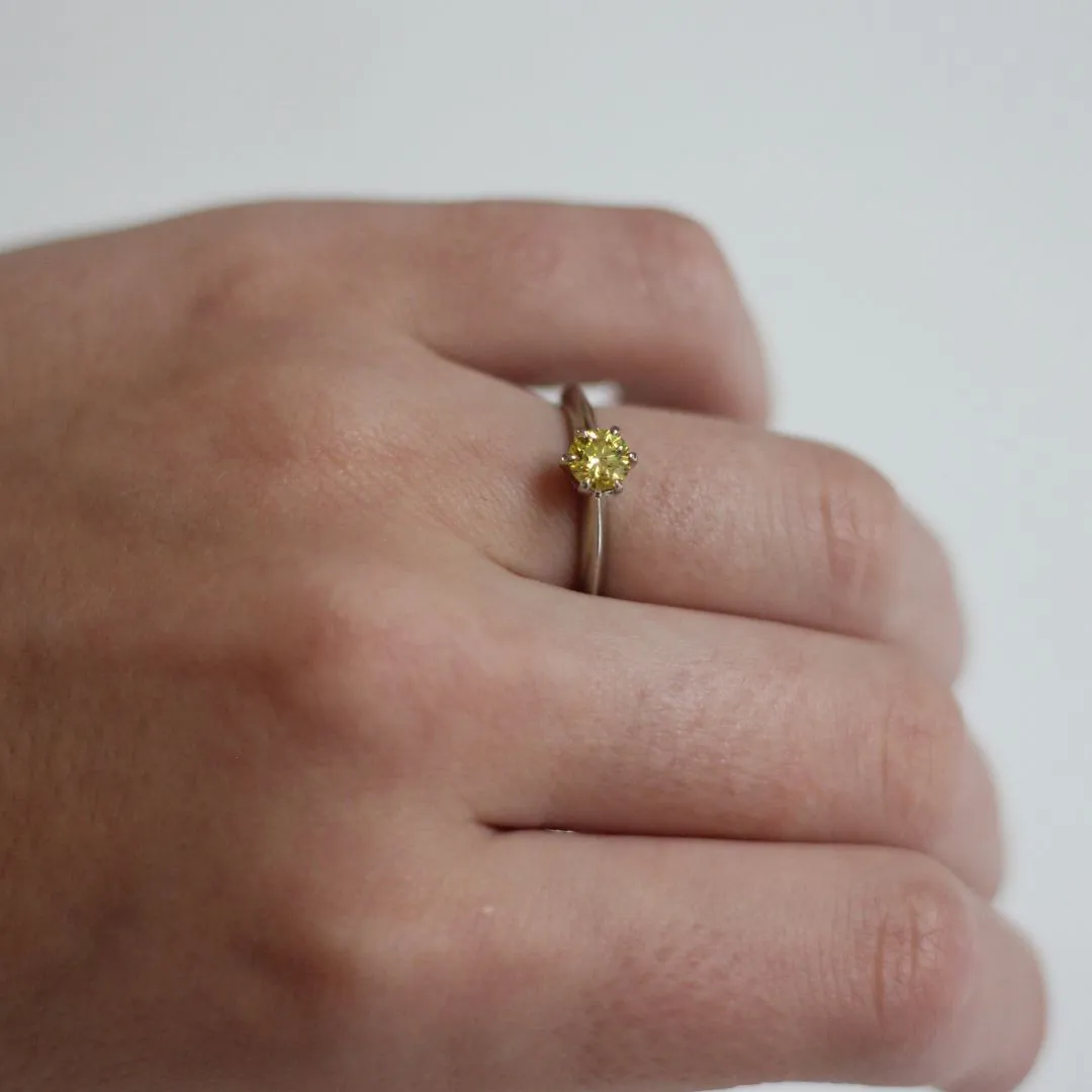 Yellow Diamond Ring