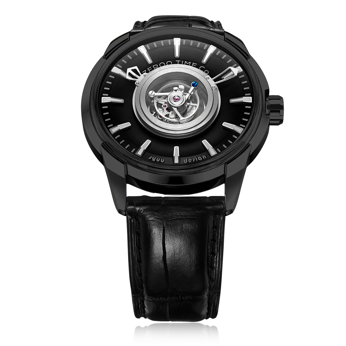 ZEROO T6 THE QUASER CENTER TOURBILLONMANUAL TOURBILLON WATCH FOR GENTS - ZT006BBK